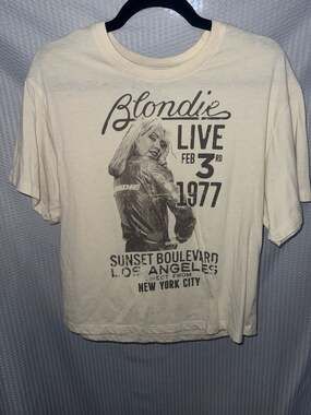 Blondie Live Feb 3rd 1977 Los Angeles Sunset Boulevard Graphic T-Shirt